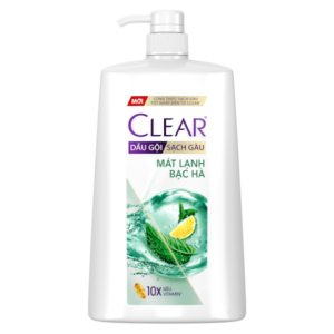 Dầu gội CLEAR Mát lạnh bạc hà 850ml 10x