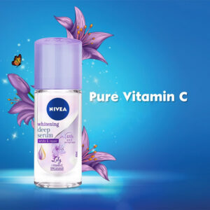 Lăn Khử Mùi Nivea Serum Sáng Mịn Hương Hoa Lily 40ml