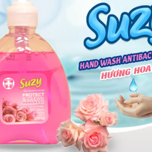 Nước rửa tay Suzy hương hoa hồng – lọ 320ml