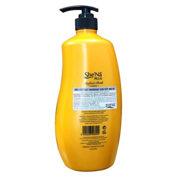 Sữa Tắm Hương Nước Hoa Rome Shena Plus (1200ml - Vàng)