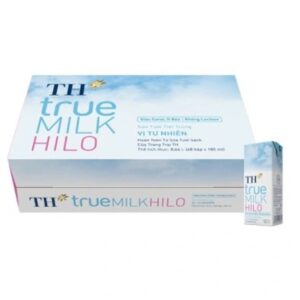 Sữa tươi vị tự nhiên TH true MILK HILO 180ml