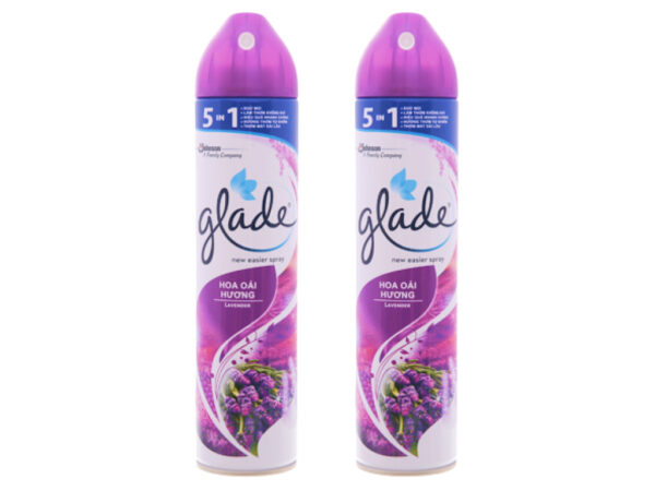 Bộ 2 chai xịt phòng Glade Hương hoa oải hương 280ml