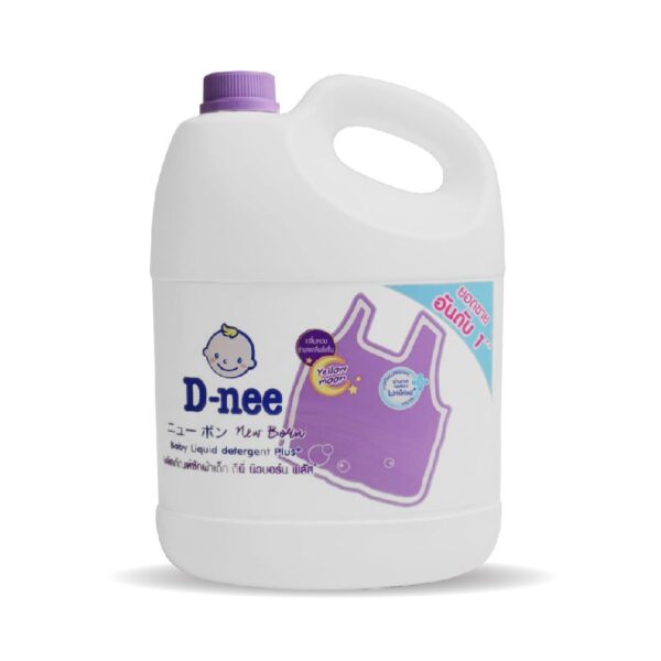 Dung dịch giặt xả D-Nee tím 3000ml