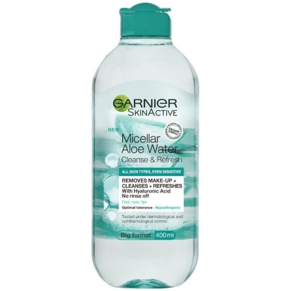 Nước Tẩy Trang Lô Hội Garnier SkinActive Aloe Vera Micellair Water 400ml