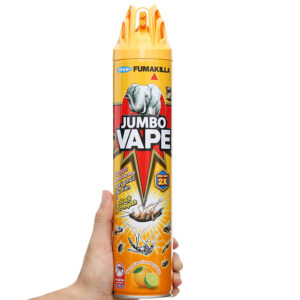 Bình Xịt Côn Trùng Jumbo Vape Hương Cam Chanh Tự Nhiên Chai 600ml