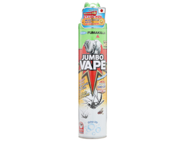 Xịt Muỗi Jumbo Vape F7 Không Mùi 600ml