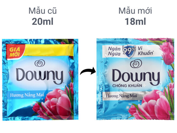 Nước xả vải Downy hương nắng mai 18ml