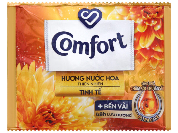 Nước xả Comfort hương Nước hoa thiên nhiên vàng Sophia dạng gói