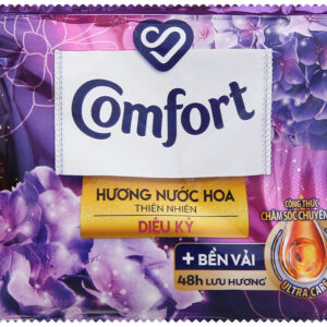 Nước xả vải Comfort đậm đặc hương nước hoa thiên nhiên diệu kỳ gói 20ml