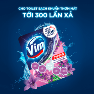 Viên Treo Bồn Cầu Diệt Khuẩn Vim Hương Lavender 55g