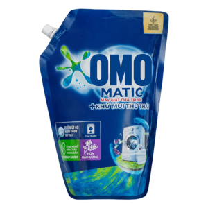 Nước giặt OMO Matic cửa trước khử mùi thư thái hương hoa oải hương túi 2kg