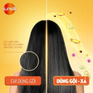 SUNSILK dầu xả mềm mượt diệu kỳ 320g Vàng