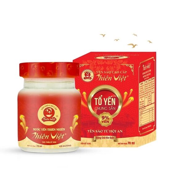 Nước Yến Sào Thiên Nhiên Thiên Việt 9% - 70ml