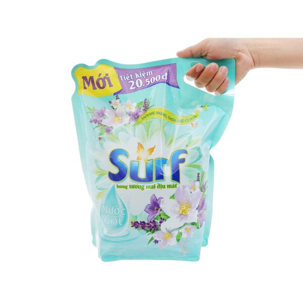 Nước Giặt Surf Hương Sương Mai Dịu Mát Túi 3.3Kg