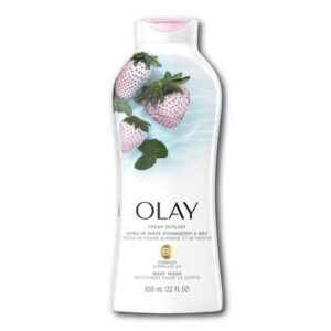 Sữa Tắm Olay Tươi Mát Dài Lâu Hương Dâu Và Bạc Hà 650ml - 887ml