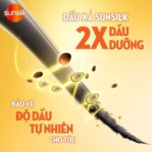 SUNSILK dầu xả mềm mượt diệu kỳ 320g Vàng