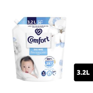 Nước xả vải Comfort Đậm đặc 1 lần xả Cho Da Nhạy Cảm túi 3.2l