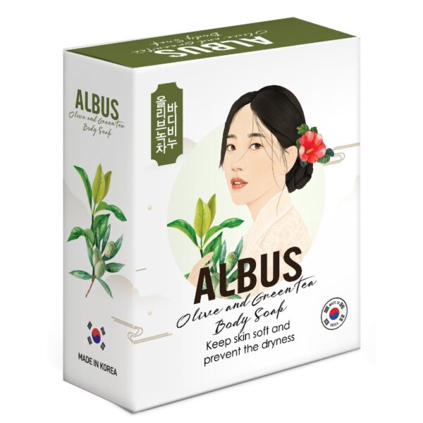 Xà bông tắm Albus Body Soap dưỡng da mềm mịn Hàn quốc