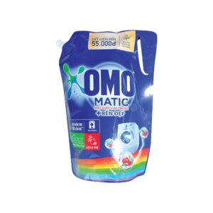 Nước giặt OMO Matic cửa trước bền màu tinh chất Lựu Tre túi 2.8kg