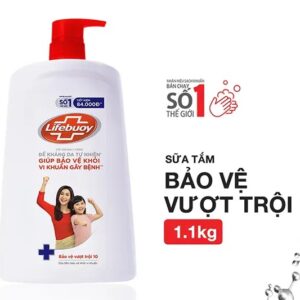 Sữa Tắm Lifebuoy Bảo Vệ Vượt Trội màu đỏ (Chai 1.1kg)