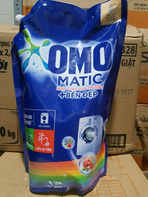 Nước Giặt OMO Matic Bền Đẹp Cho Máy Giặt Cửa Trước 2kg