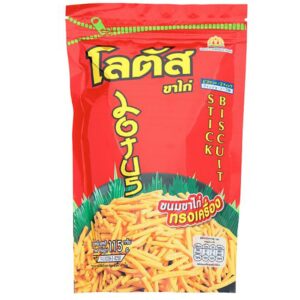 Snack Bánh Que Đỏ Stick Biscuit Dorkbua Vị Tôm 115g