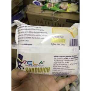 Bánh mì sandwich VeLa nhân sữa chua  45g