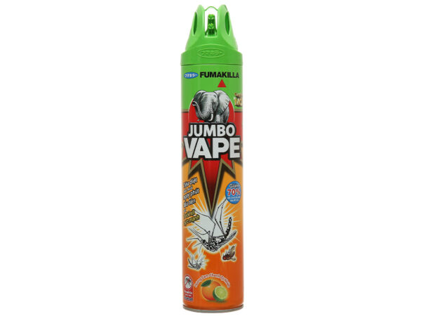 Bình xịt muỗi Jumbo Vape F9 hương cam chanh 600ml