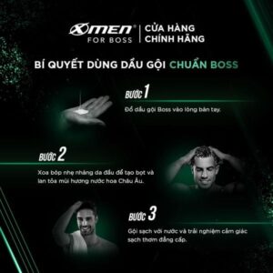 Dầu Gội X-Men For Boss Motion 650g