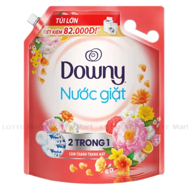 Nước Giặt Downy Hương Cam Chanh Thanh Mát Túi 3.05kg