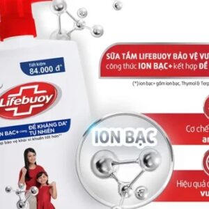 Sữa Tắm Lifebuoy Bảo Vệ Vượt Trội màu đỏ (Chai 1.1kg)