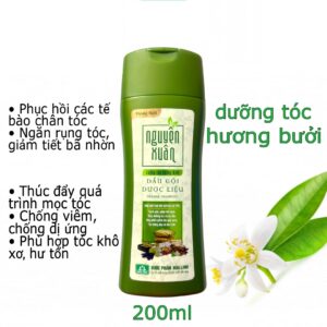 Dầu gội dược liệu Nguyên Xuân dưỡng tóc hương bưởi - 200ml