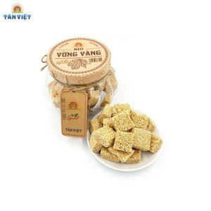 Kẹo Vừng Vàng Giảm ngọt Tân Việt gói 250g