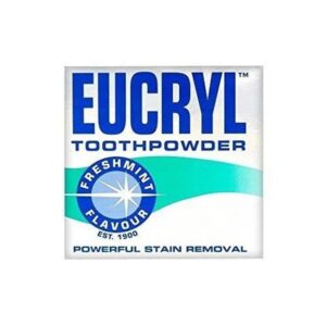 Bột Làm Trắng Răng Eucryl Tooth Powder Hương Bạc Hà 50g