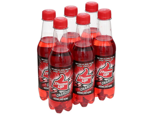 Nước tăng lực Thums Up Charged dâu rừng chai 330ml