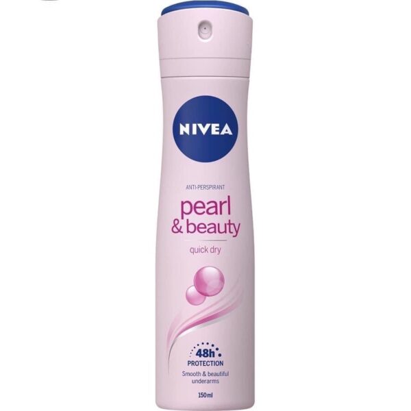 Xịt Khử Mùi Nivea Ngọc Trai Dưỡng Da Sáng Mịn 150ml