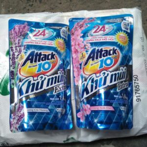 Nước Giặt Attack Khử Mùi Extra Hương Anh Đào 1.4L