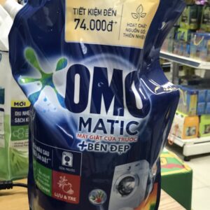 Nước giặt OMO Matic cửa trước khử mùi thư thái hương hoa oải hương túi 3.6kg