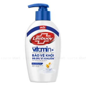 Nước Rửa Tay Lifebuoy Dưỡng Ẩm Chăm Sóc Da 180g