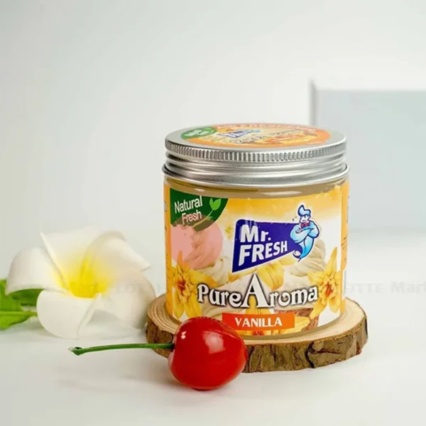 Sáp Thơm Phòng Khử Mùi Pure Aroma Mr. Fresh Hương vani Hũ 230g