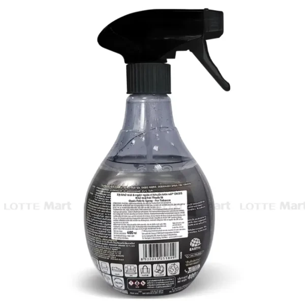 Xịt Khử Mùi Và Ngăn Ngừa Vi Khuẩn Trên Vải Oasis Hương Lavender Và Xạ Hương Trắng Chai 400ml