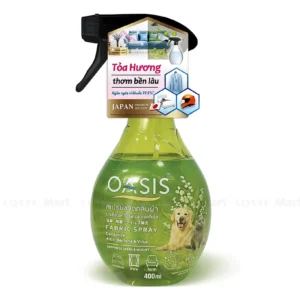 Xịt Khử Mùi Và Ngăn Ngừa Vi Khuẩn Trên Vải Oasis Khử Mùi Thú Cưng Chai 400ml