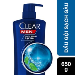 Dầu gội Clear Men bạc hà 630g khuyến mãi chai 140g