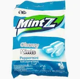 Kẹo Mềm MintZ Peppermint Vị Bạc Hà (Gói 115g -Xanh Dương)