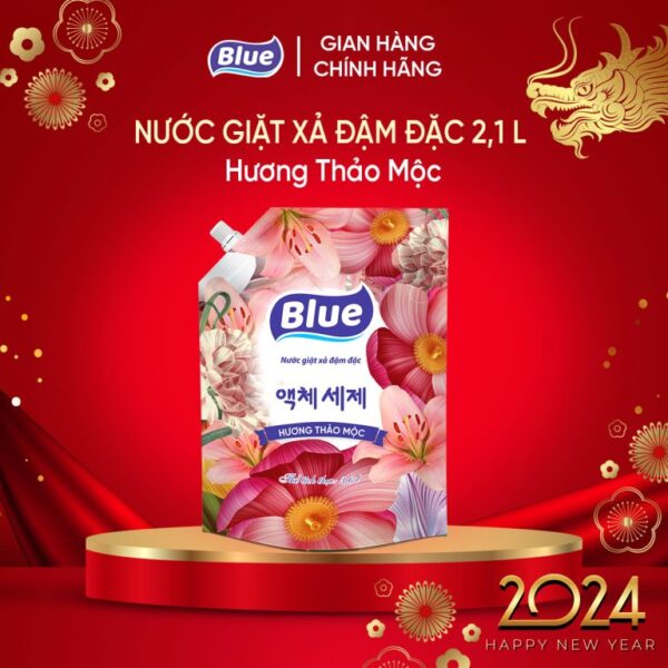 Nước Giặt Blue Hàn Quốc Hương Thảo Mộc 2kg