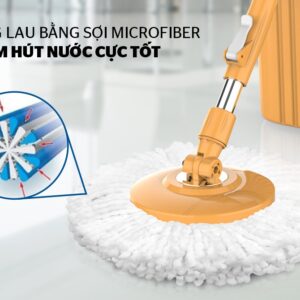 Bộ Lau Nhà Xoay 360 Độ Sunhouse KS-CL350PO