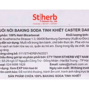 Bột rửa hoa quả baking soda tinh khiết Caster Daily hộp 907g