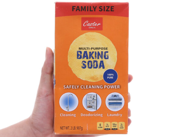 Bột rửa hoa quả baking soda tinh khiết Caster Daily hộp 907g