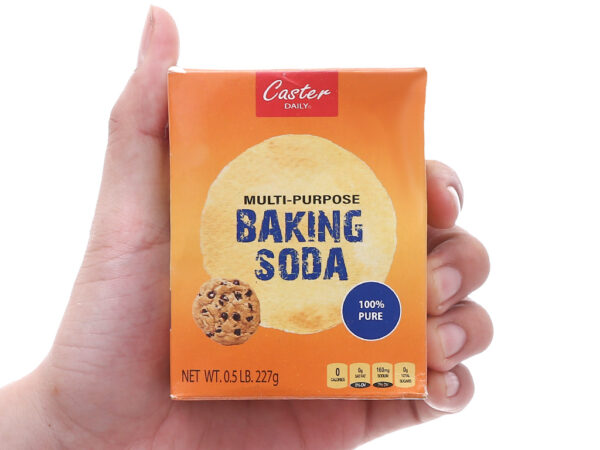 Bột rửa hoa quả baking soda tinh khiết Caster Daily hộp 227g