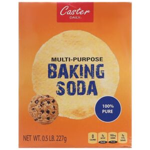 Bột rửa hoa quả baking soda tinh khiết Caster Daily hộp 227g